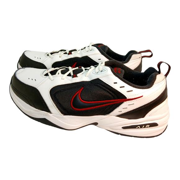 Nike Air Monarch IV Mens White/Black/Red Sneakers - Size 15 - Picture 3 of 5